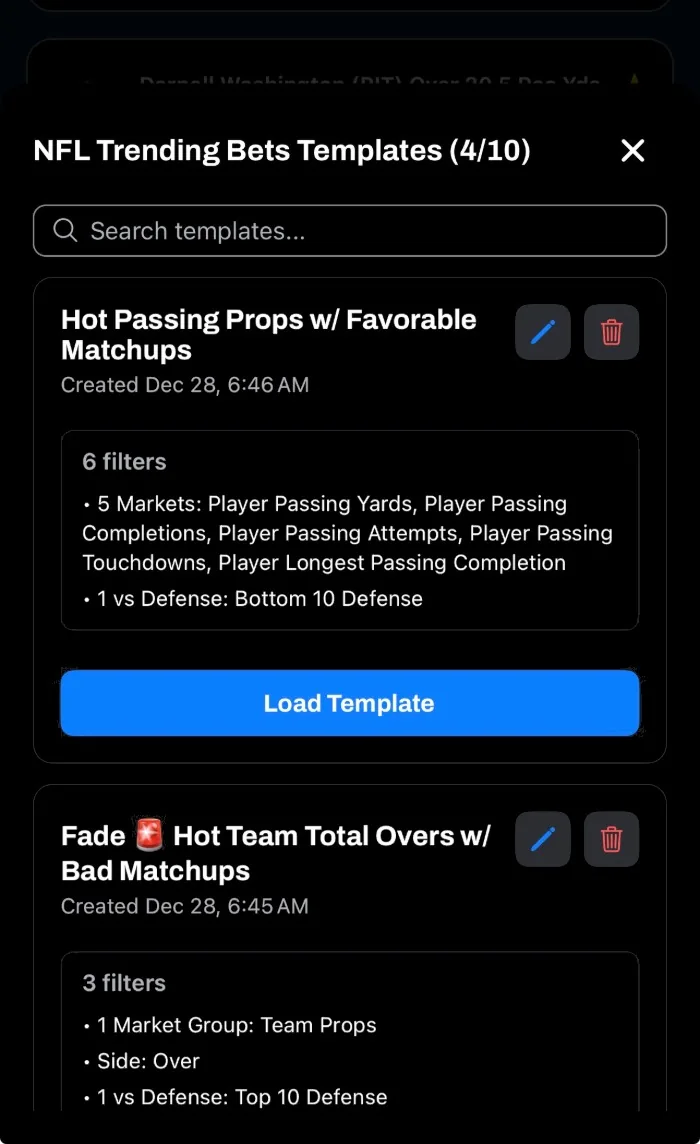 Insights templates